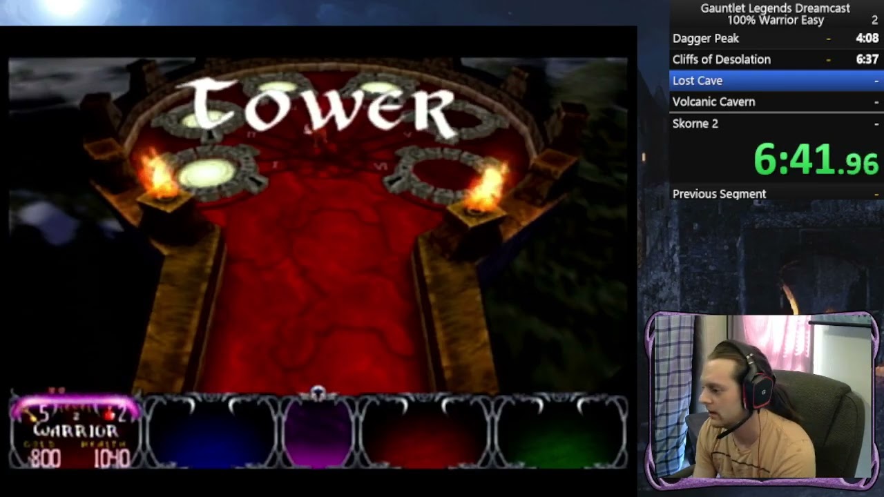 Gauntlet Legends 100% with Warrior on Dreamcast