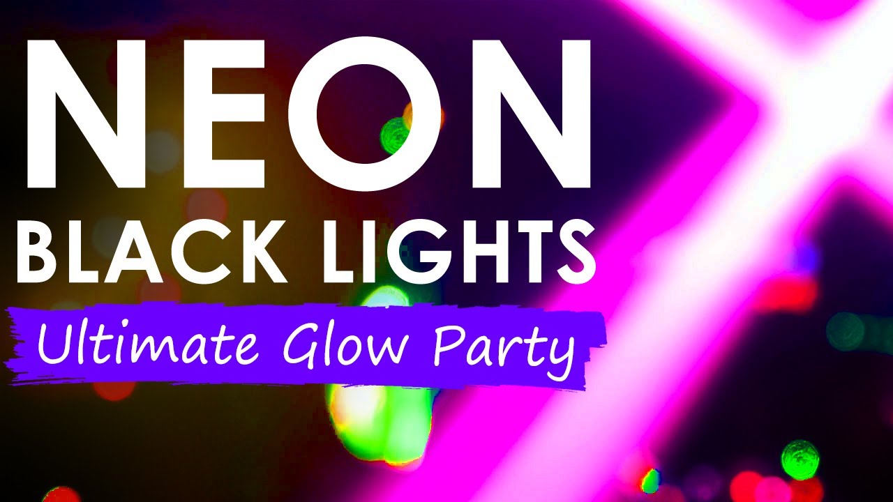 HOW TO SETUP BLACK LIGHTS FOR DIY NEON GLOW PARTY