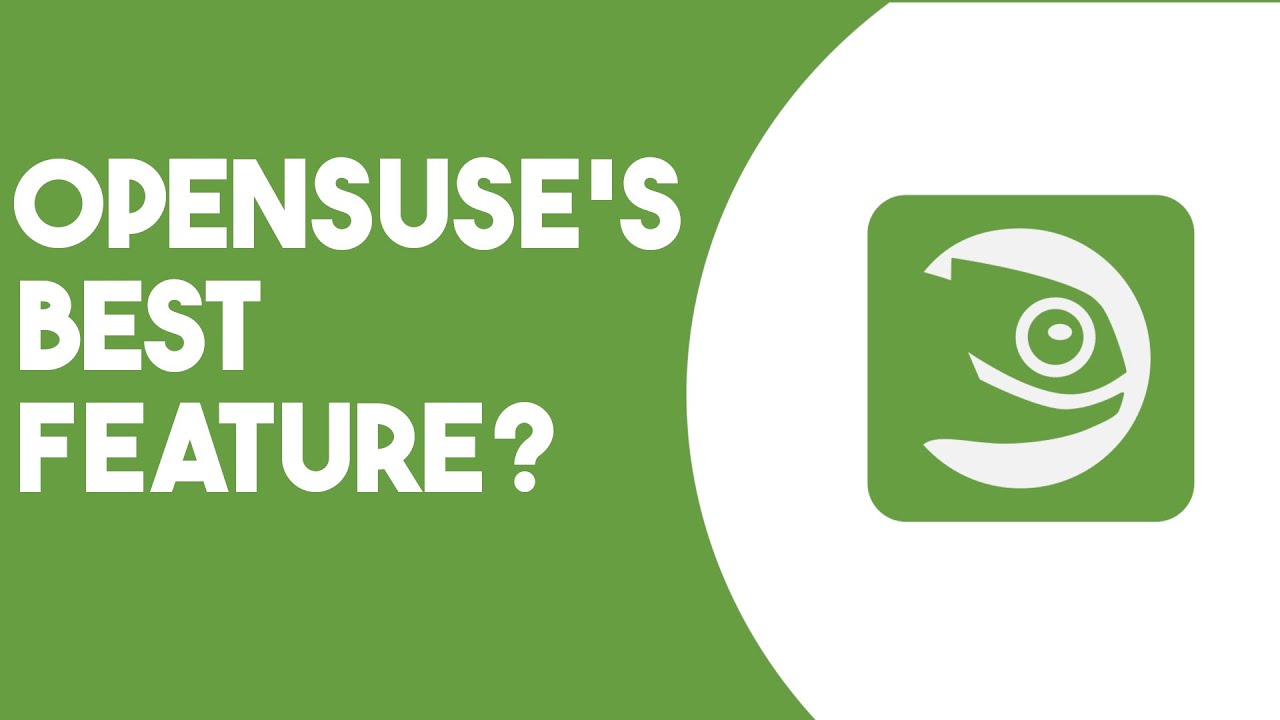 Is This openSUSE's Best Feature?