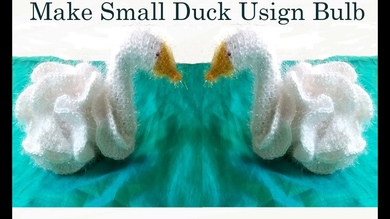 How to make Small Duck Using Electric Bulb/ Woolen Duck Design..
