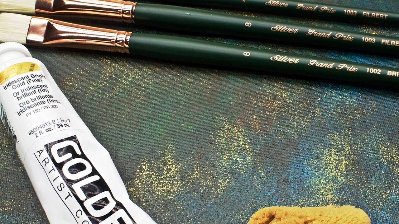 How to paint Steampunk copper patina Acrylic Paint on canvas Step by step | TheArtSherpa