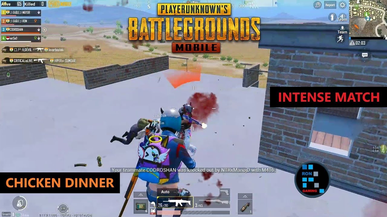 PUBG MOBILE | FUN GAMEPLAY INTENSE MATCH CHICKEN DINNER