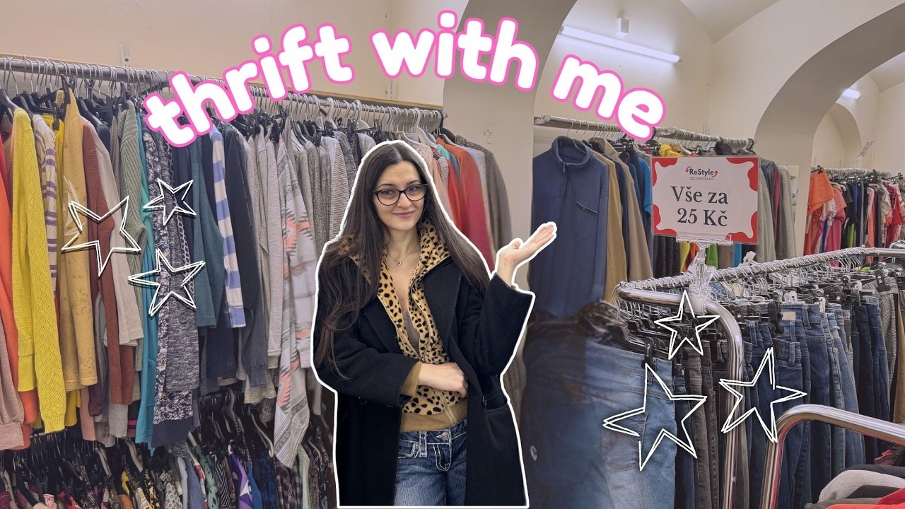 Thrift with me in Prague | EP 3: Restyle Second Hand Karlin