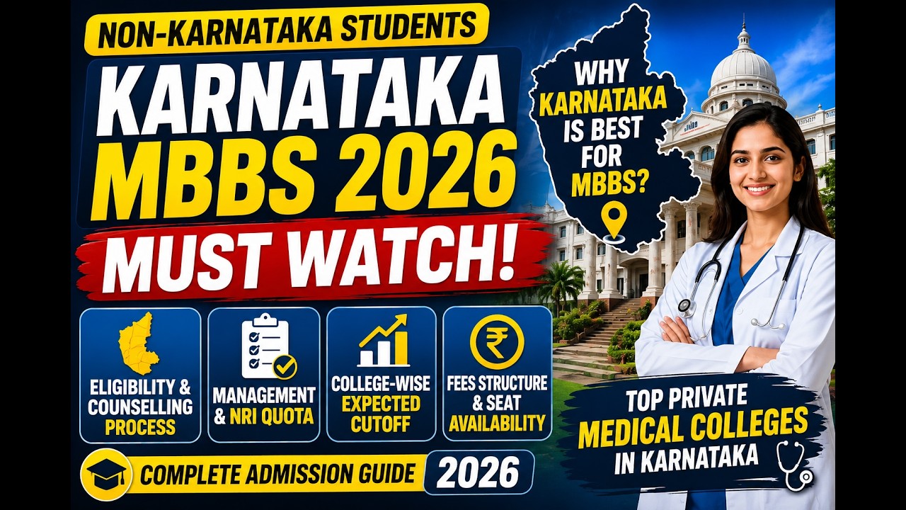 Karnataka MBBS 2026: Cutoff, Fees, Management Quota & Top Colleges