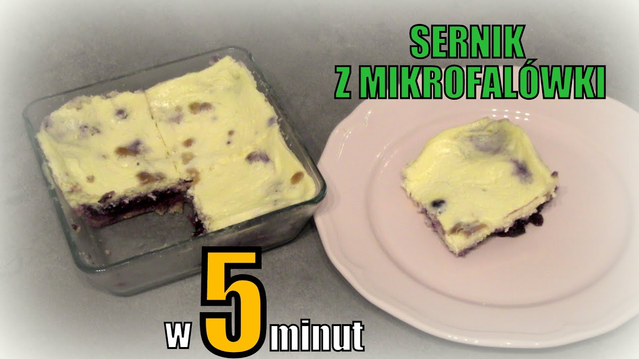 Sernik z mikrofalówki w 5 minut