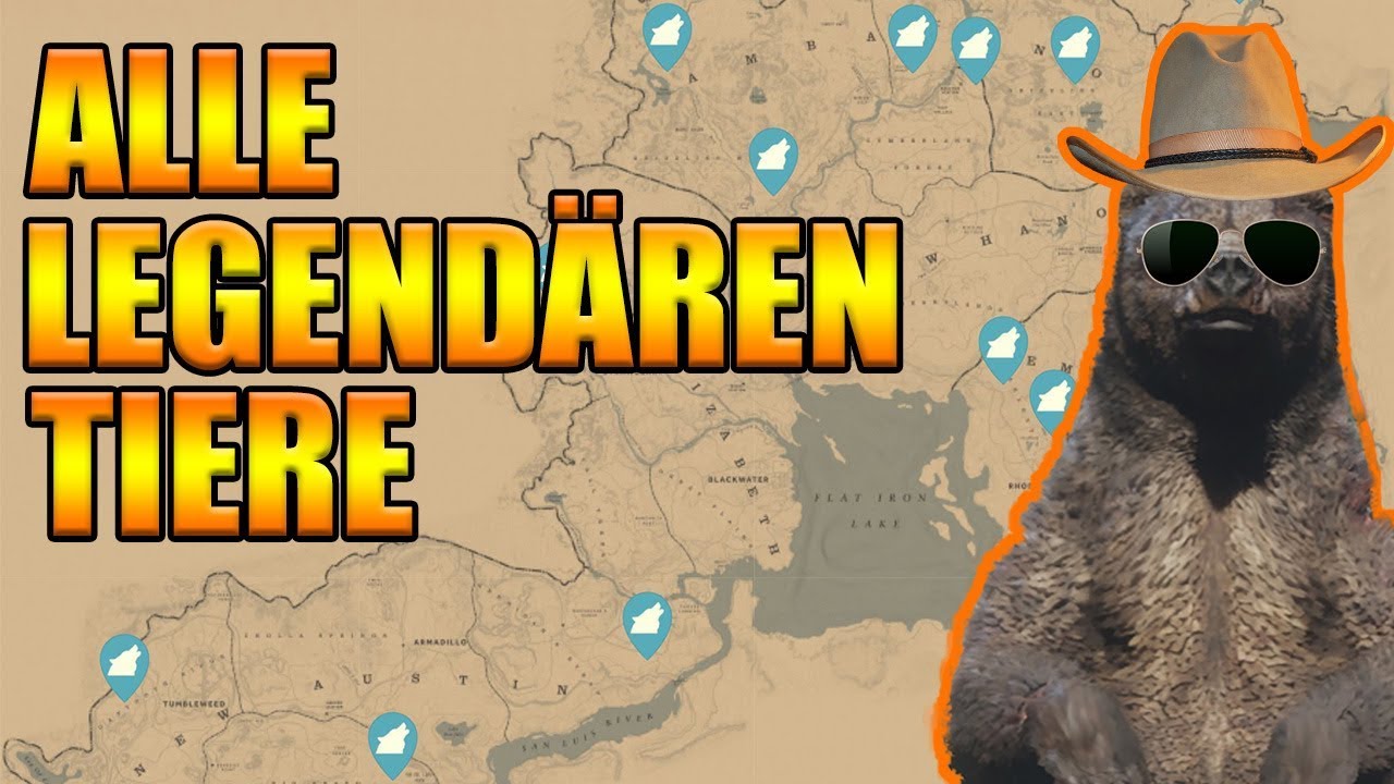 Red Dead Redemption 2 LEGENDÄRE TIERE - Alle Fundorte und Tipps zu den Bugs