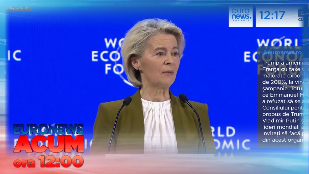 Știrile Euronews România - de la ora 12:00 - 20 ianuarie 2026