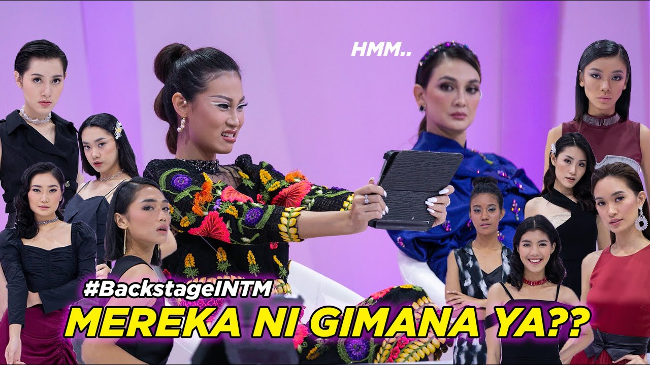JADI ARTIS, TOP MODEL, ATAU SUPERMODEL?? #INTM #BackstageMoment