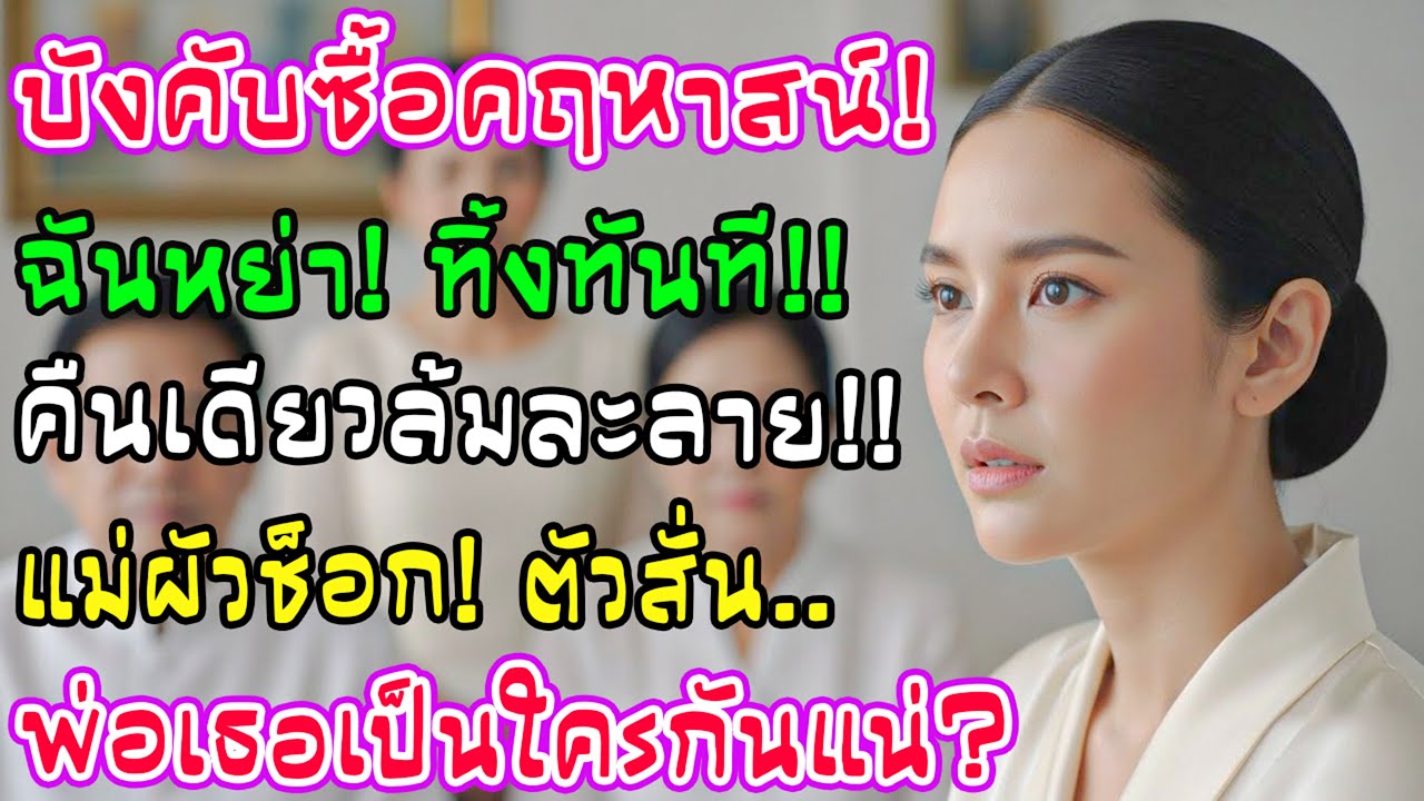 แม่ผัวบีบซื้อบ้านให้น้องสามี ฉันหย่าทันที! บ้านเขาล้มละลาย พอรู้พ่อฉันเป็นใครถึงกับเข่าทรุด