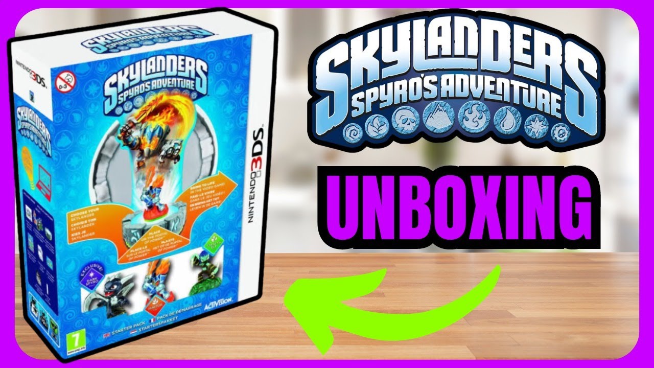 Unboxing: Starter Pack Skylanders Spyro's Adventure 3DS