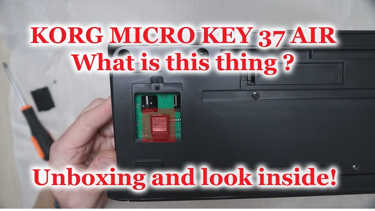 Korg MicroKey Air 37 Unboxing