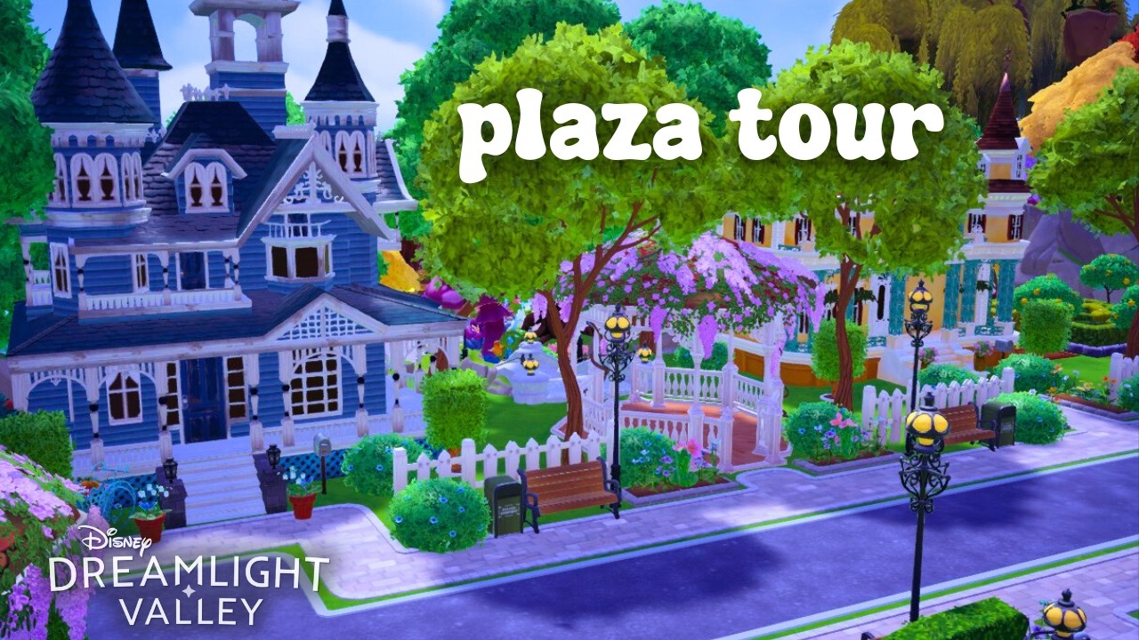 Мой ЛЮБИМЫЙ дизайн PLAZA! 🏡 ТУР ПО PLAZA | Disney Dreamlight Valley