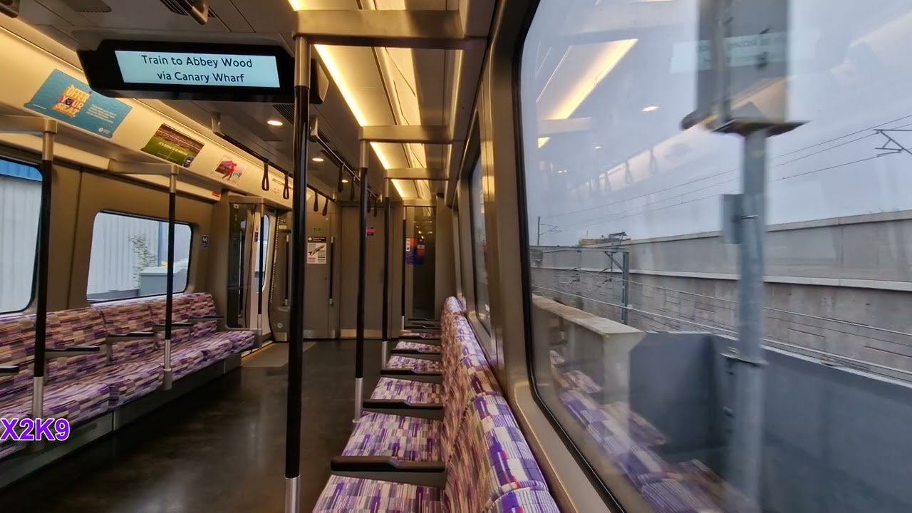 Full Journey On The Elizabeth Line From Heathrow Terminal 4 to Abbey Wood