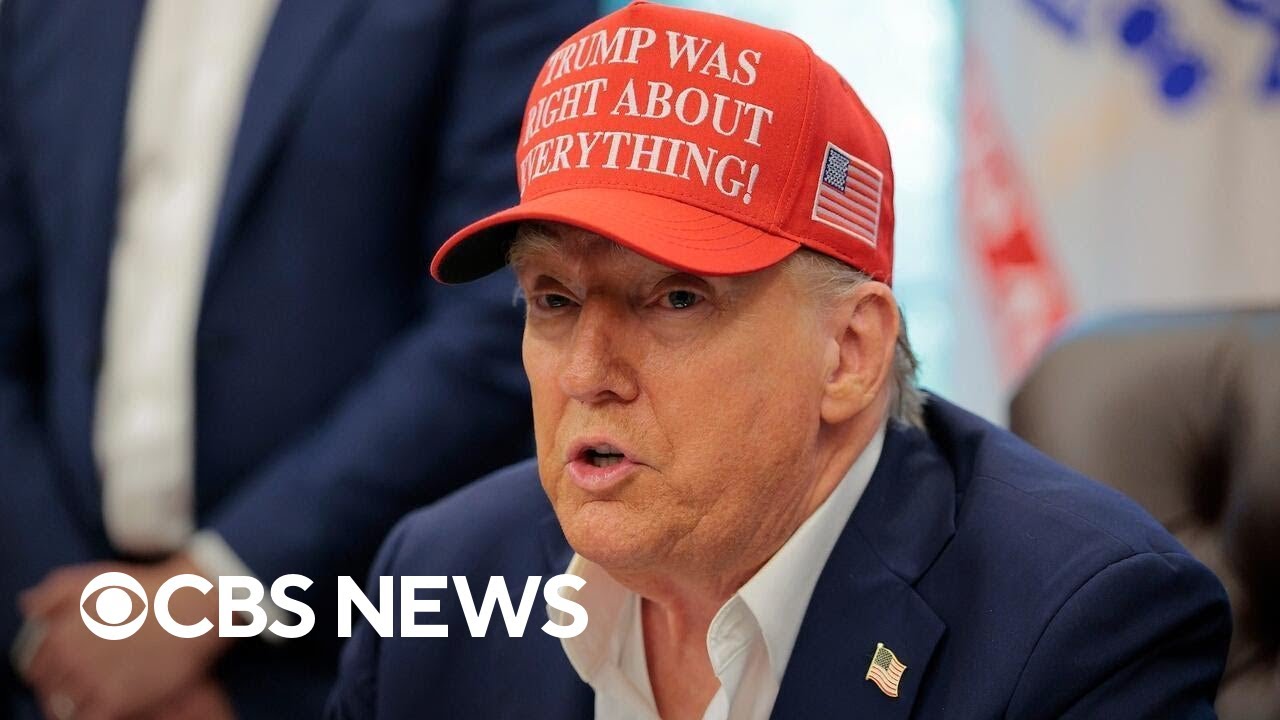 Trump reacts to Canada reversing retaliatory tariffs, takes questions at White House