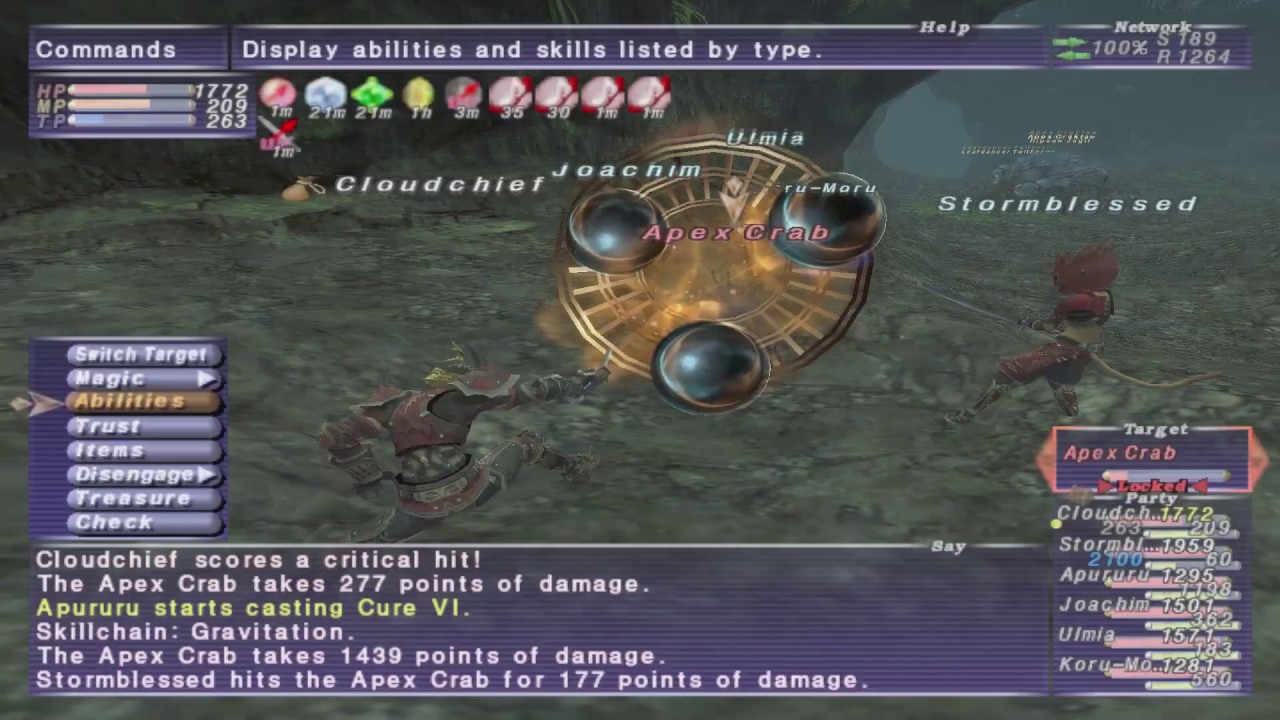 FFXI — Руководство по цепочке навыков и Magic Burst