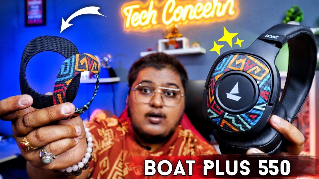 boat Rockerz 550 plus review | Best bluetooth headphones under ₹3000 🤔 | Boat New headphones 2025😍