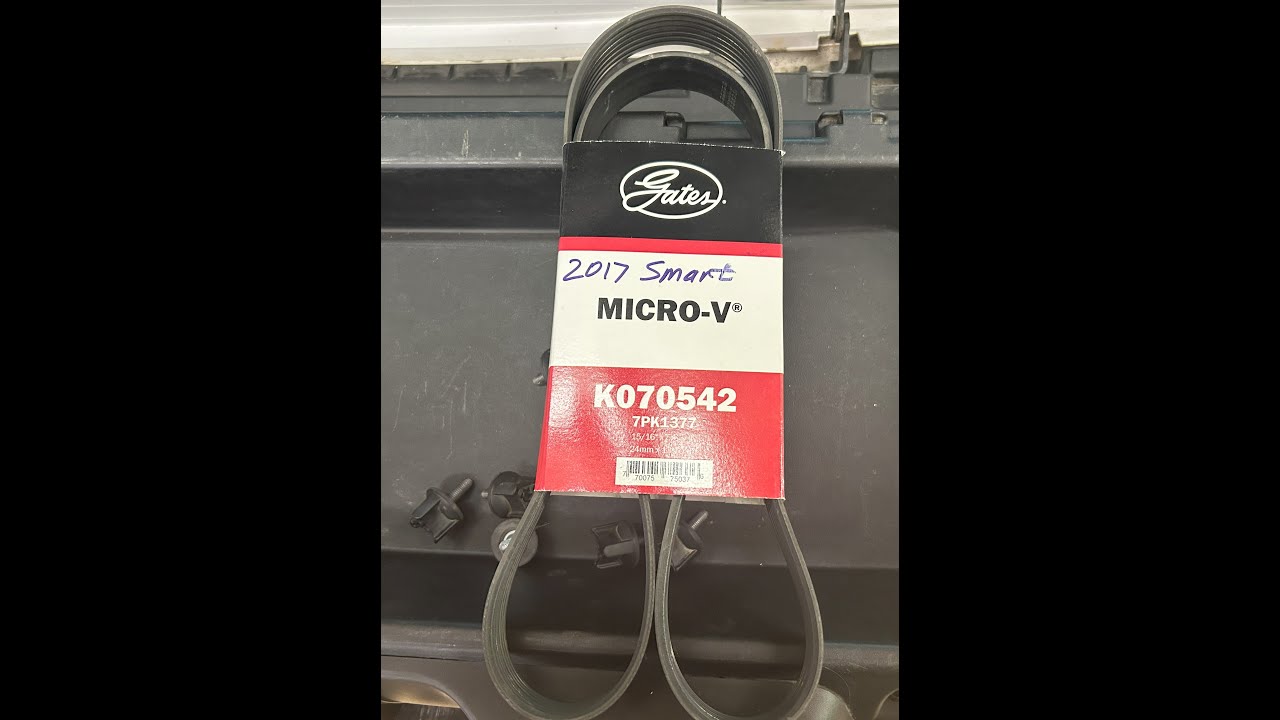 2017 Smart Fortwo 453 - Replace Serpentine Belt
