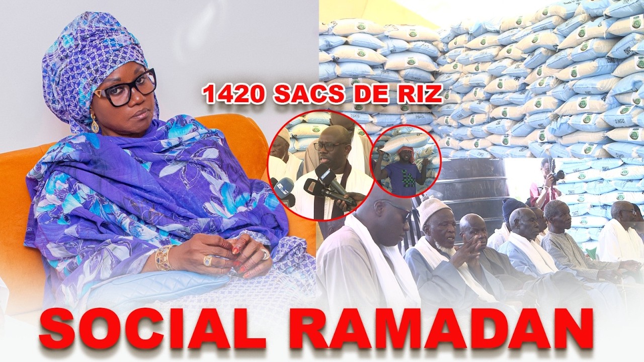 Social Ramadan 2026 la fondation Sokhna Bally Mountakha distribue 1420 sacs de riz