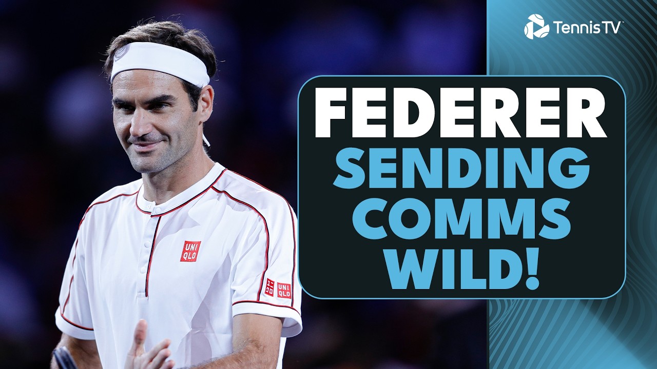 10 Minutes Of Roger Federer Sending Commentators WILD
