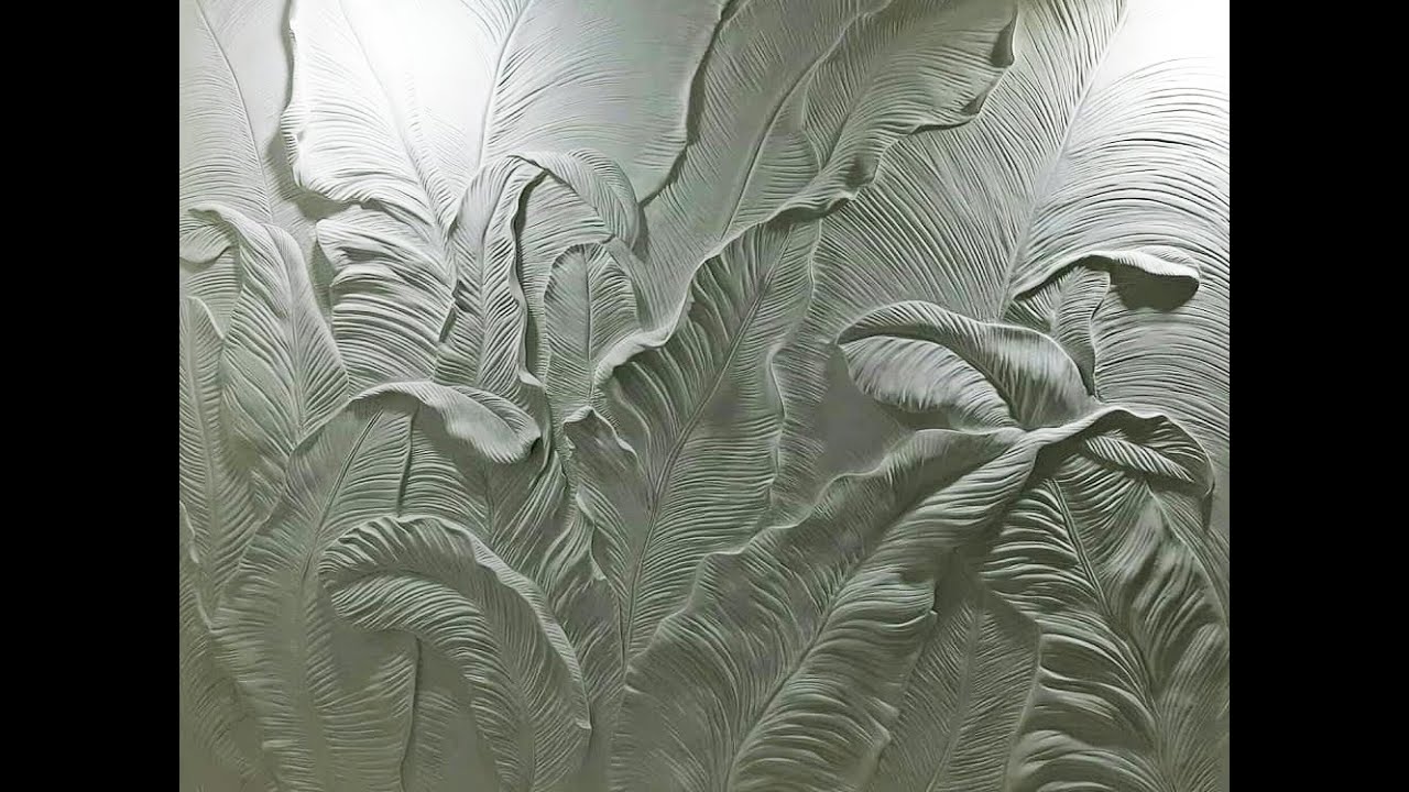 Bas-relief. Banana Leaves. Adler, 2020. Master Yana Bickert.