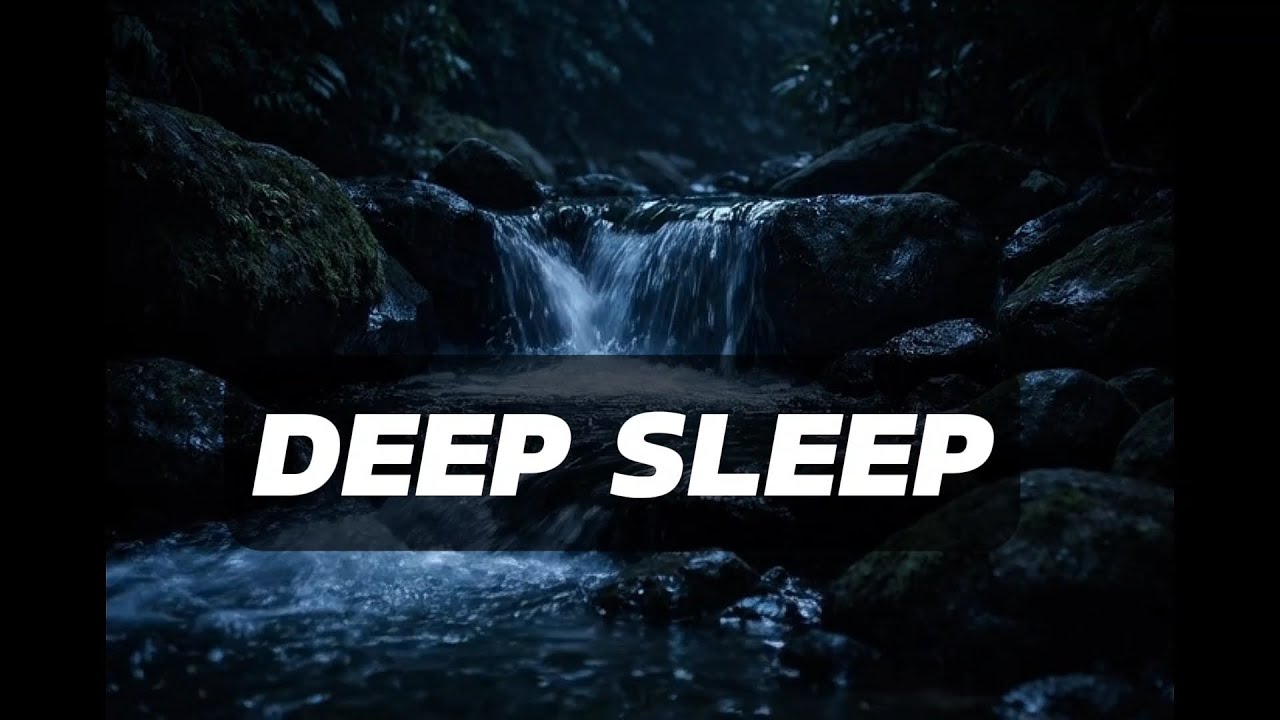 Dark River ASMR at Night – Deep Sleep White Noise