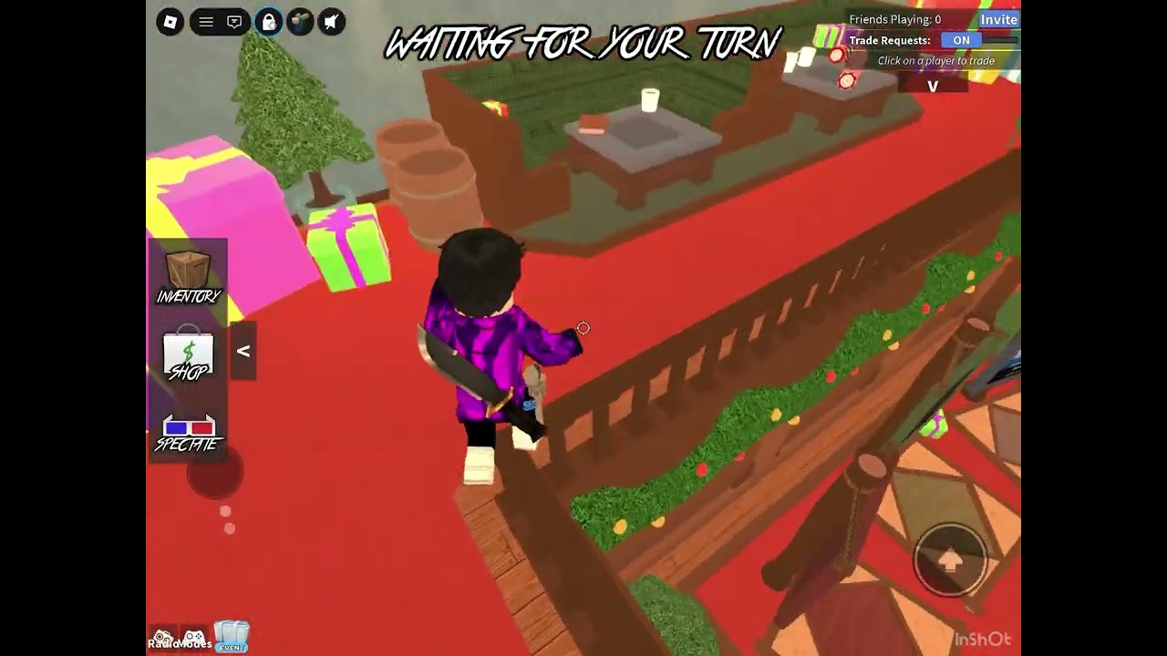 I played Roblox mm2