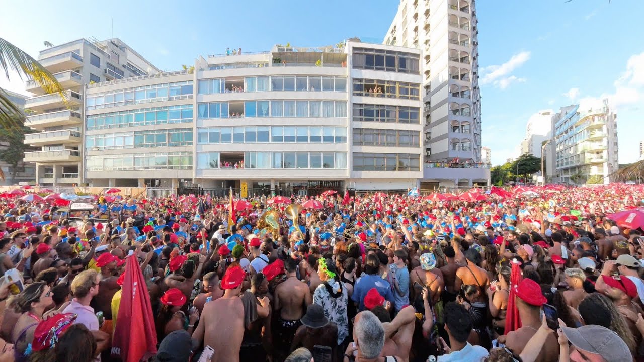 Bloco Banda de Ipanema - Carnaval 2025 - Ipanema - Rio de Janeiro - Brasil 🎭🎶