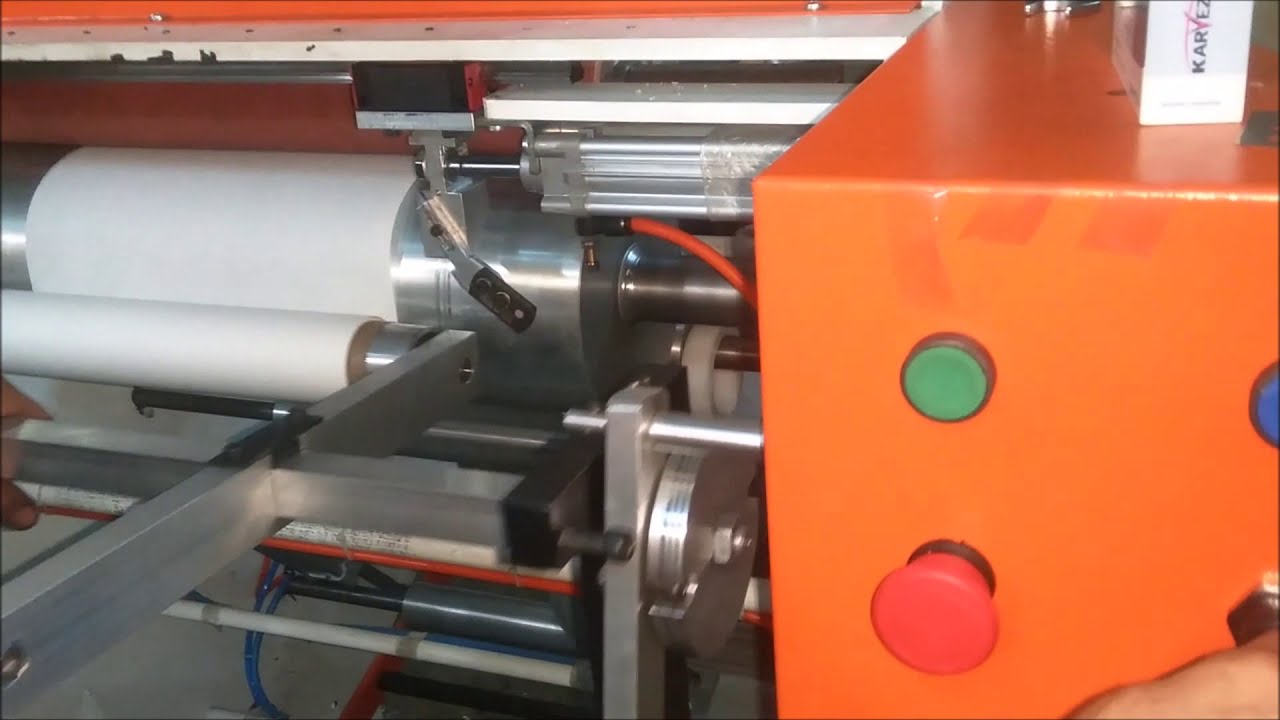 Streç Film, Alüminyum Folyo,Yağlı Kağıt Ve Nonwoven Bez Aktarma Makineleri