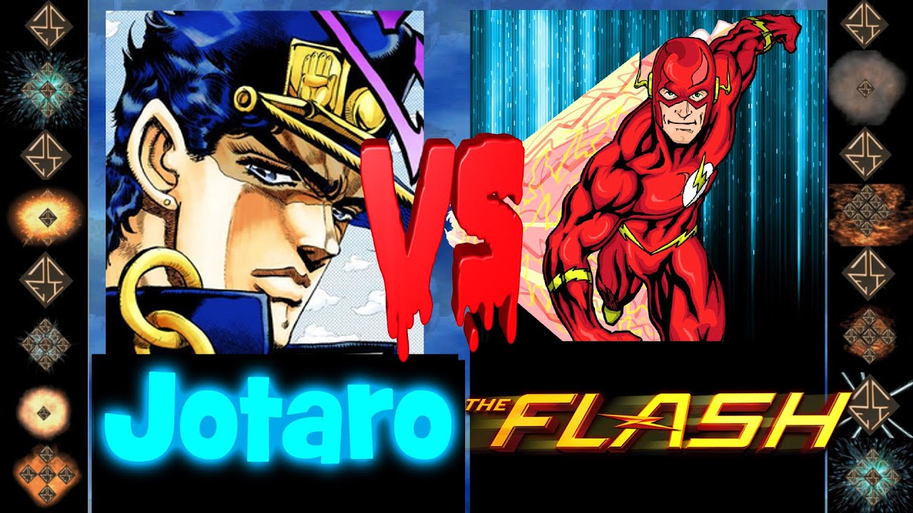 Jotaro (JoJo's Bizarre) vs the Flash (DC Comics) - Ultimate Mugen Fight 2016