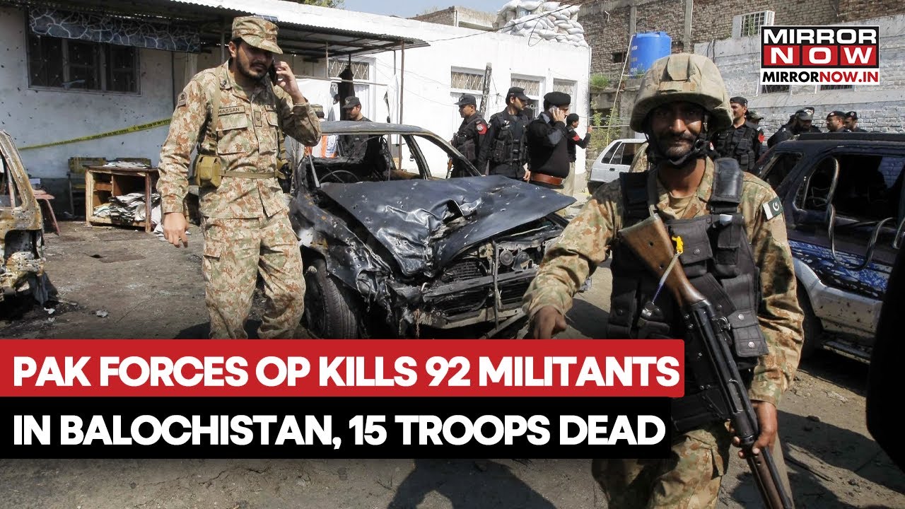 Pakistan Army's Counter-Terror Operation In Balochistan Kill 92 Militants, 15 Troops Dead | Watch