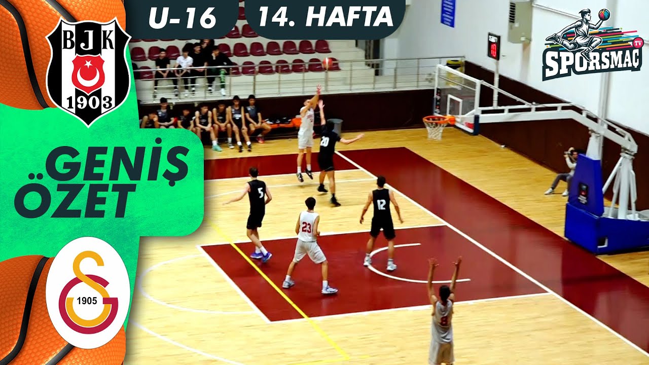 Beşiktaş - Galatasaray | TBF Altyapı Ligi U16 Erkekler Geniş Özet (26.12.2023)