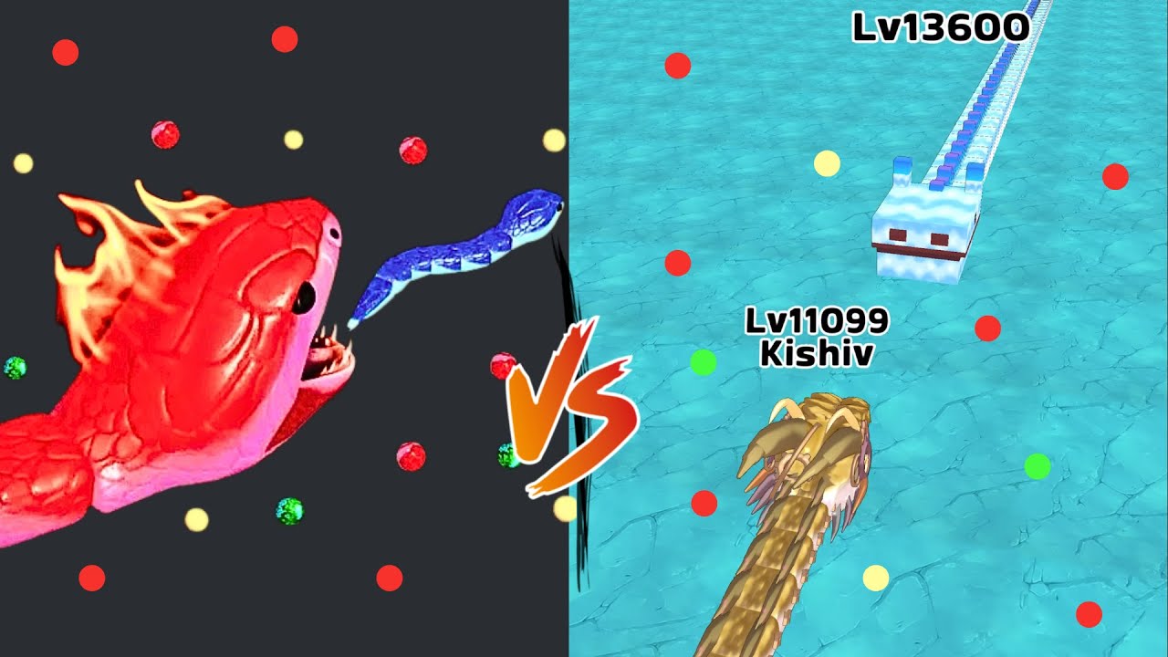 Snake Clash IO - Lava Snake Battle with BOSS Snake 🌋🐍