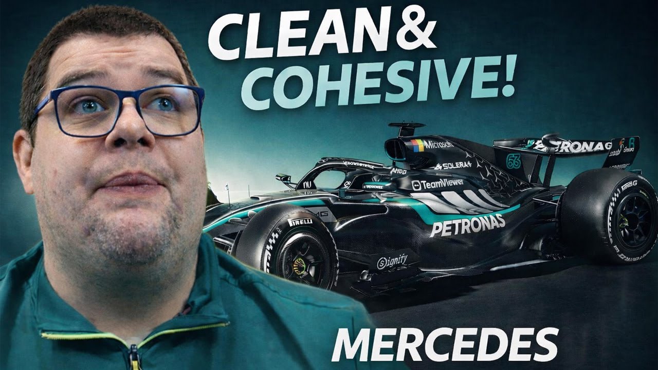 Первые впечатления от ливреи Mercedes W17 2026 года.