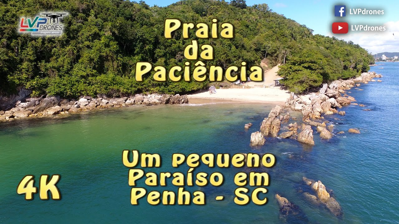 Praia da Paciência - Um pequeno Paraíso em Penha - Santa Catarina - Praia Catarinense - Ponta  Vigia