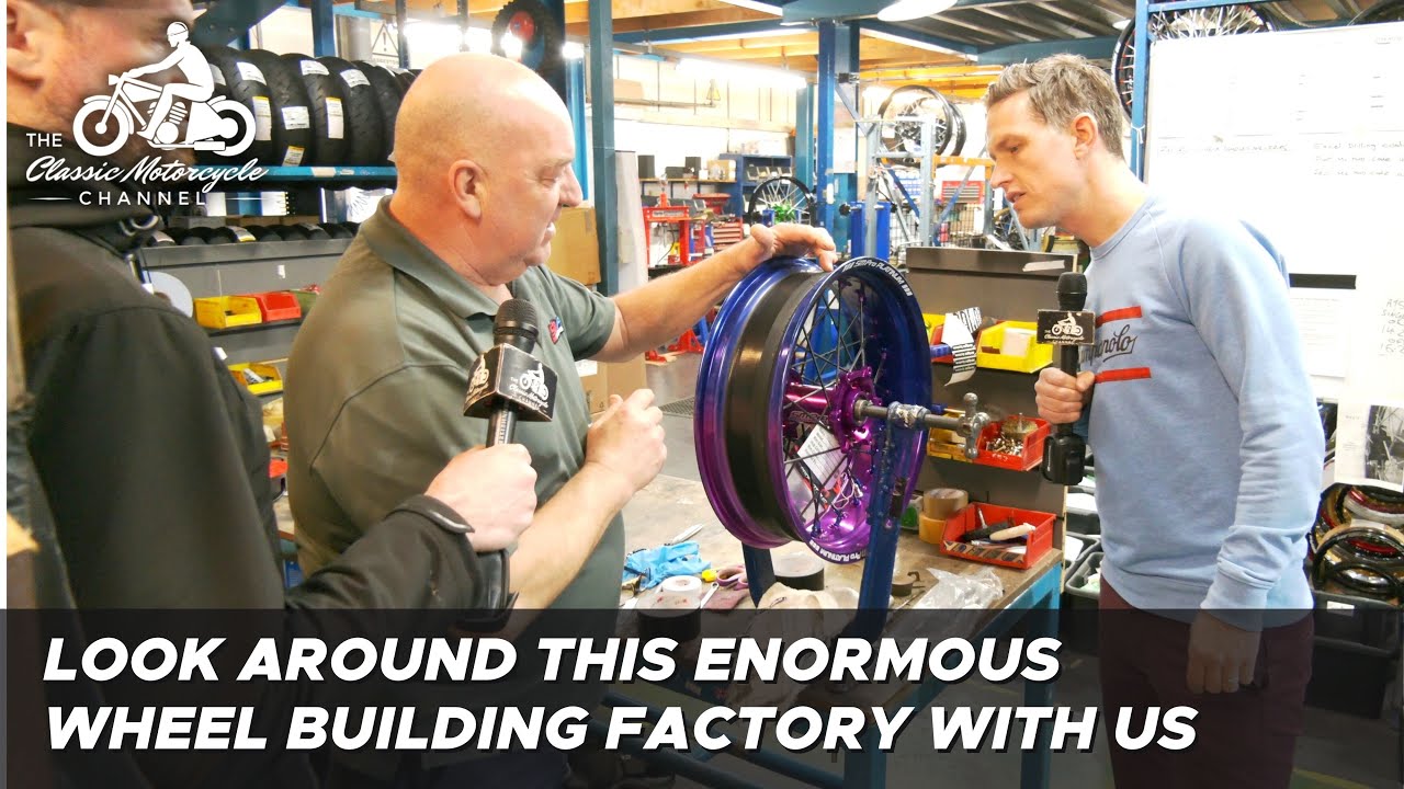 Motorcycle Wheel Building Factory Tour - Central Wheel Components