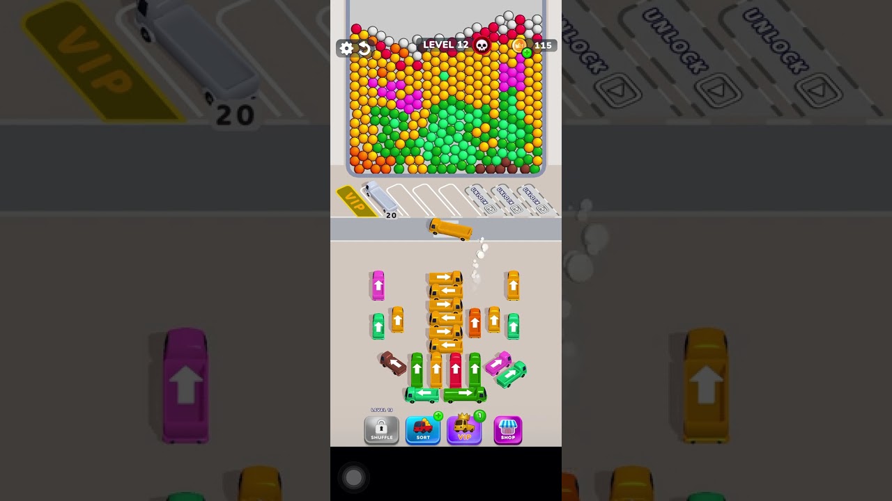 Bubble Bus HARD level 12 🎊