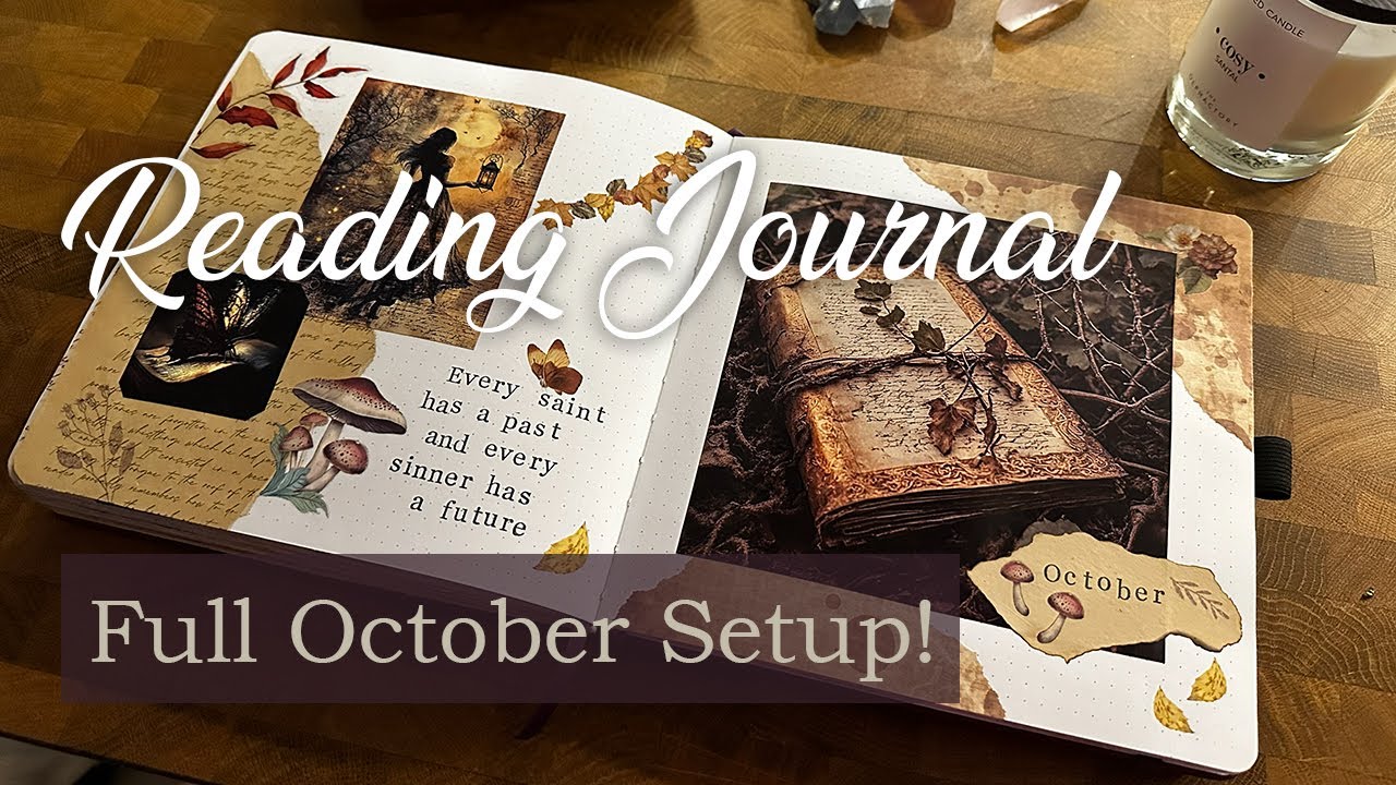 October Reading Journal - Full Setup
