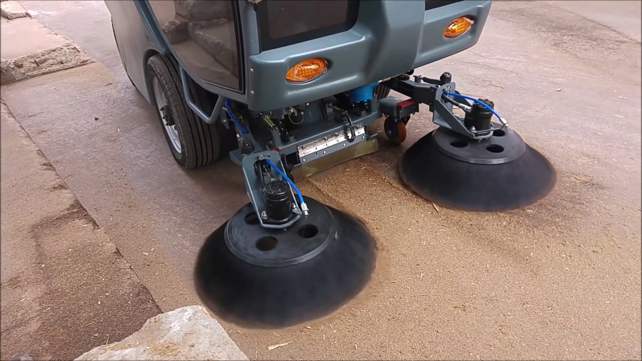 Greenberk SC1001 Elektrikli Yol Süpürme Makinesi - Greenberk SC1001 Electrical Road Sweeper Machine