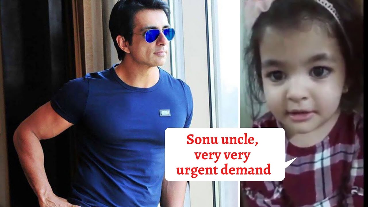 Sonu Sood gets the cutest REQUEST from a little girl and his EPIC reply will surely melt your heart