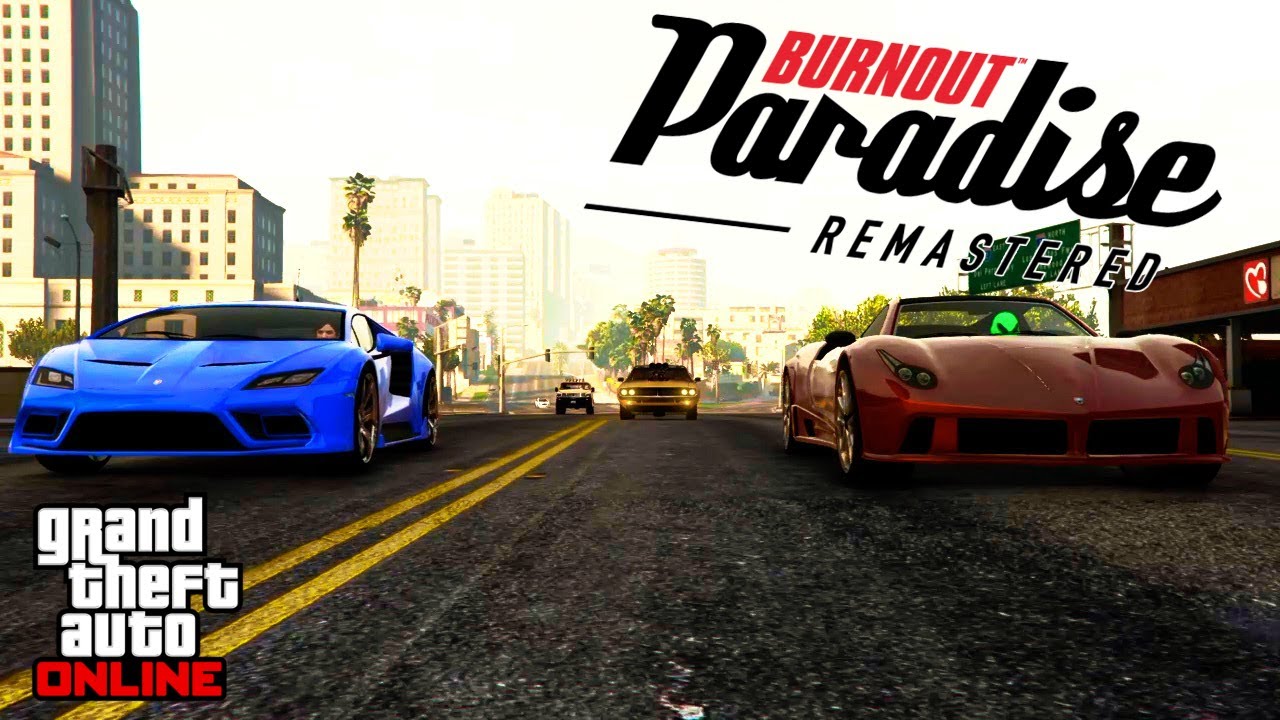 Burnout Paradise Remastered Trailer - Grand Theft Auto Five Recreation