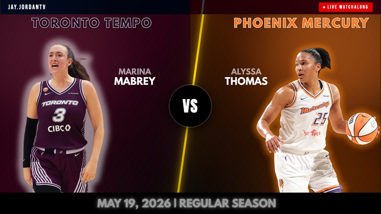 🔴 LIVE: Toronto Tempo vs Phoenix Mercury Watchalong | WNBA 2026 🏀