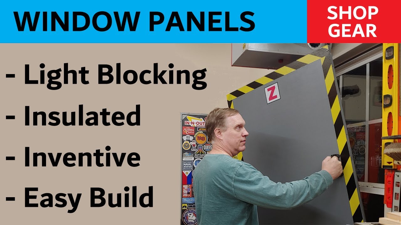 Insulated Window Covers - Removable Panels