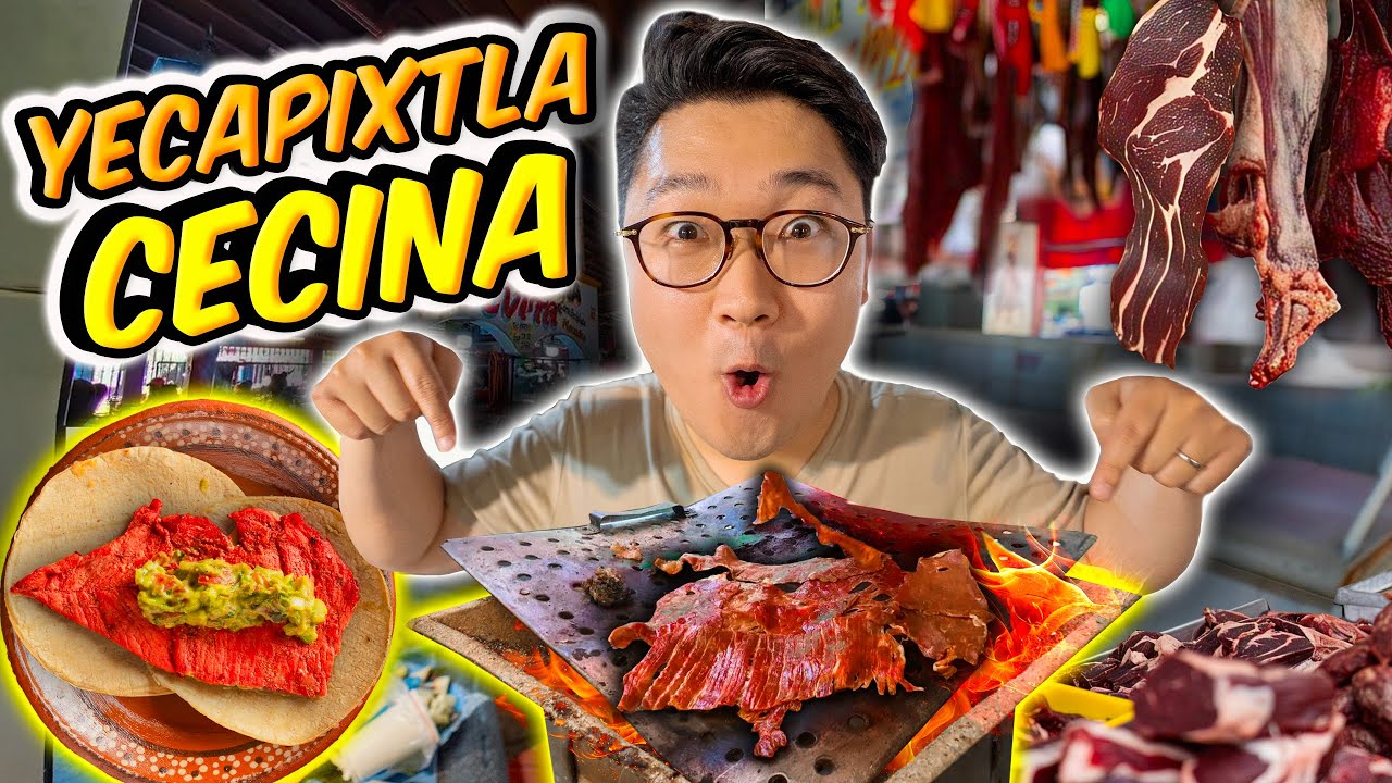 VIAJAMOS A YECAPIXTLA - AS&Iacute; HACEN la CECINA