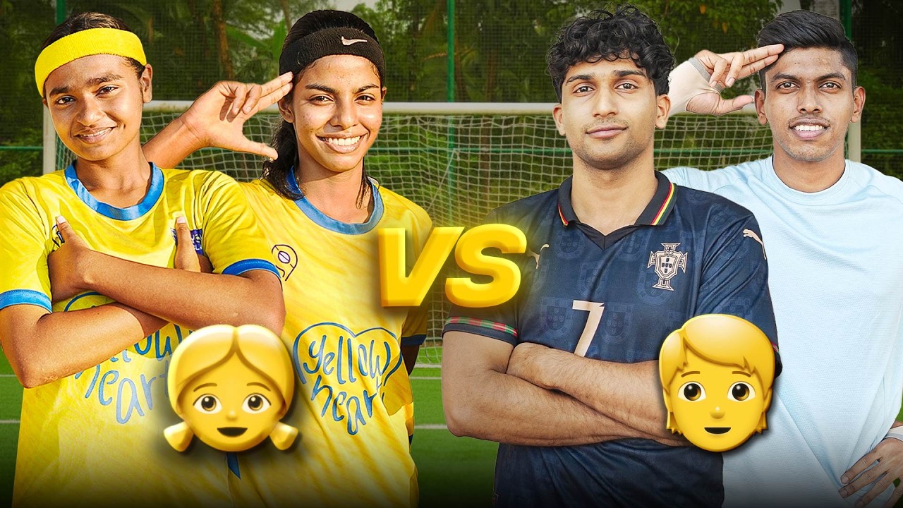 BOYS vs GIRLS in Football⚽🔥