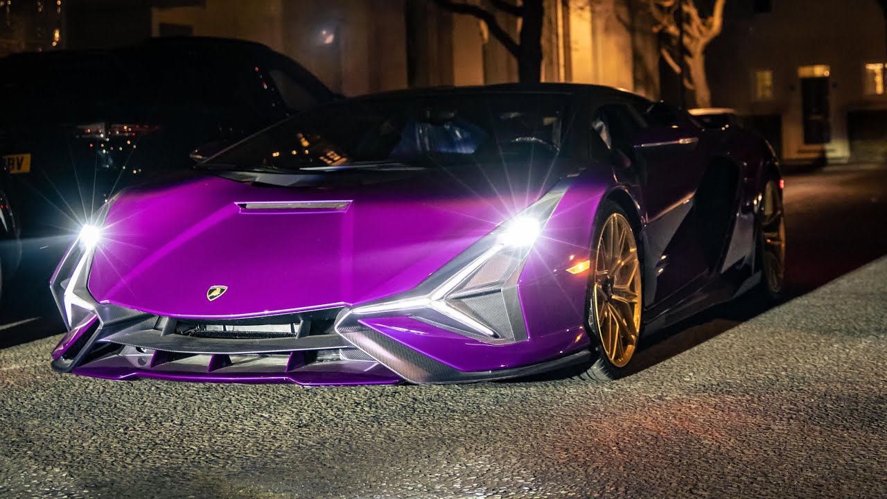 BILLIONAIRE Sheikh's HYPERCAR collection arrives in London! Bugatti Divo, Lambo Sian, Monza SP2!