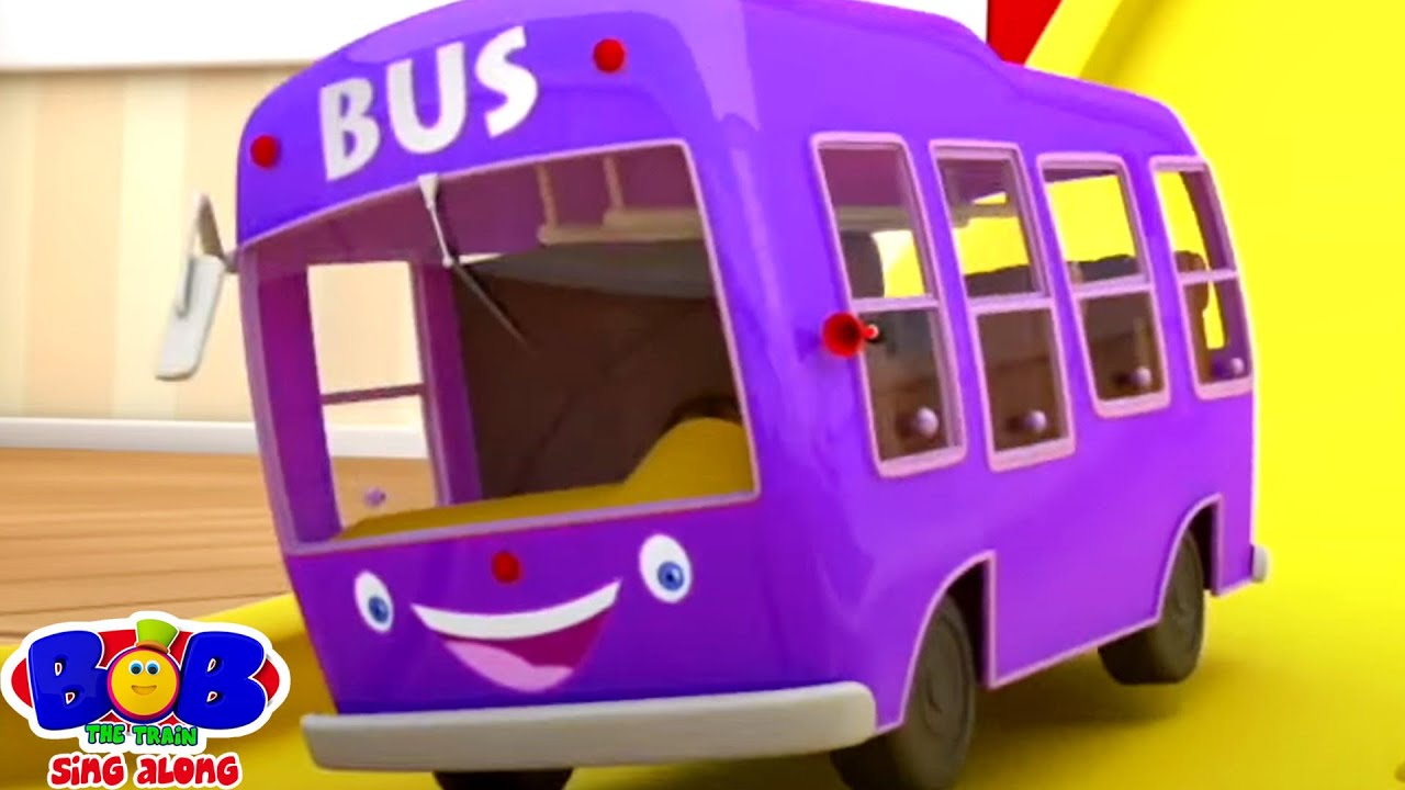 Wheels On The Bus, Fun Ride with Bob The Train + More Kids Rhymes