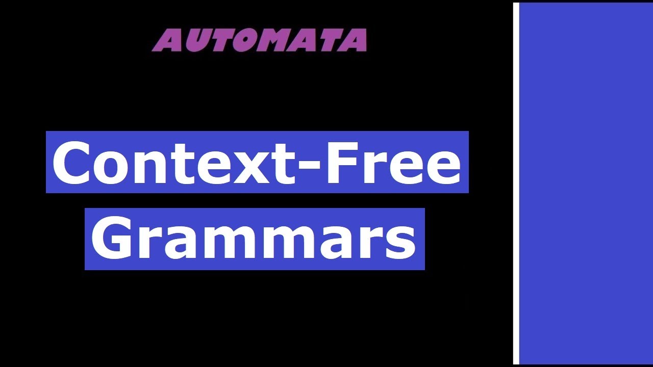 Context-Free Grammars شرح