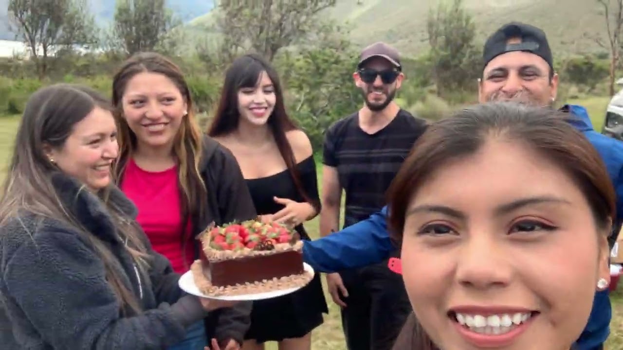 Paseo a ala laguna de Mojanda con mis compañeros