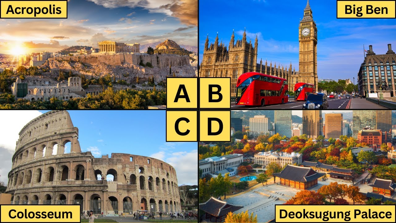 ABC Landmarks | Learn A to Z | Kids Learning | Famous Landmarks for Kids