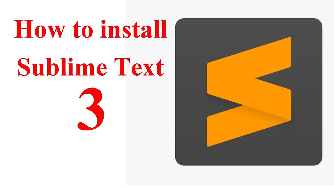สอนดาวน์โหลดและติดตั้ง Sublime Text 3 Step by Step, Installation sublime text 3 & Packet Control
